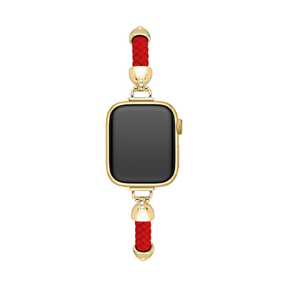 Sleek Woven Metal Watch Band for Apple Watch