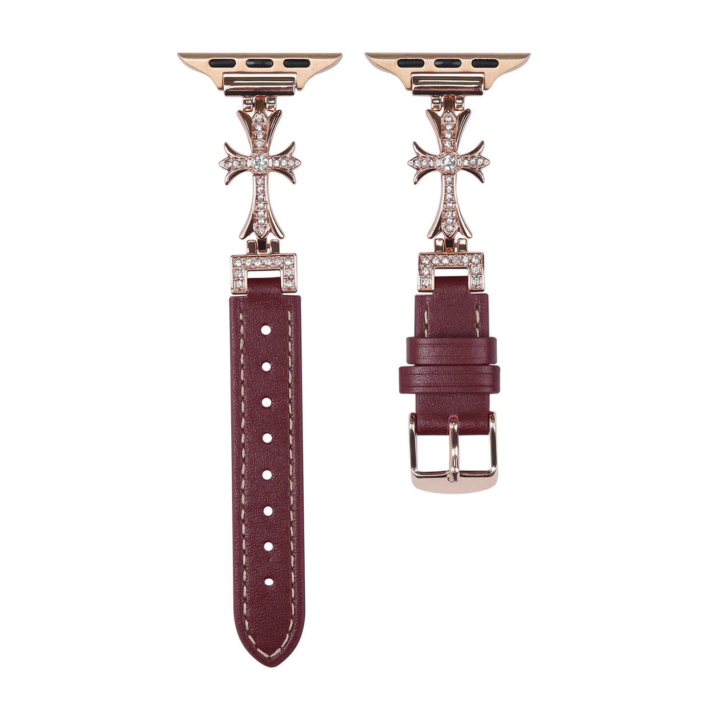 Queen Leather Apple Watch Band - Luxurious, Durable Strap
