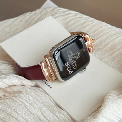 Queen Leather Apple Watch Band - Luxurious, Durable Strap