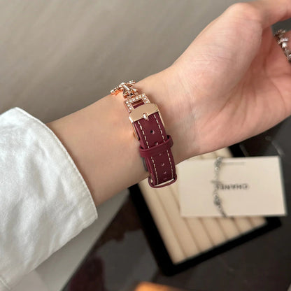 Queen Leather Apple Watch Band - Luxurious, Durable Strap