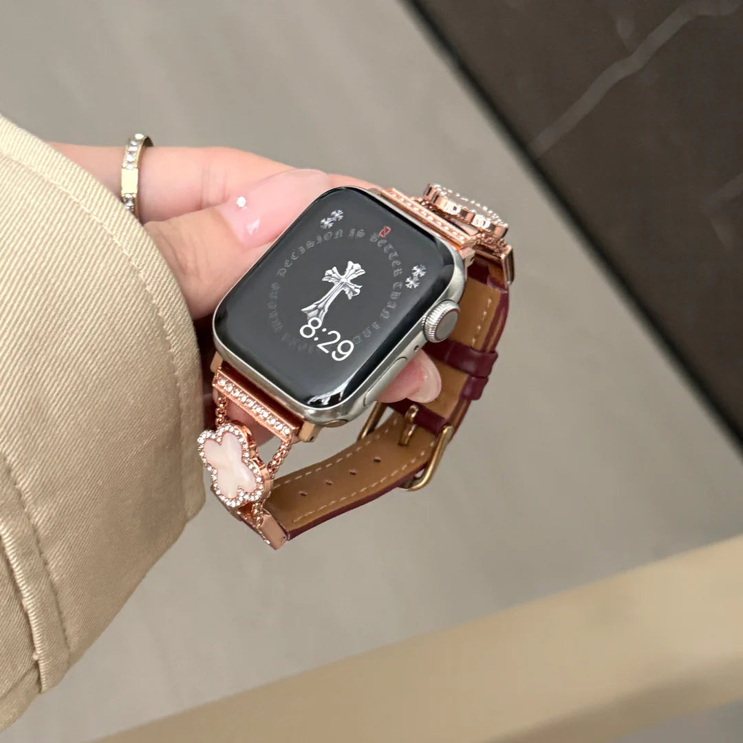 Queen Leather Apple Watch Band - Luxurious, Durable Strap