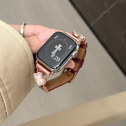 Queen Leather Apple Watch Band - Luxurious, Durable Strap
