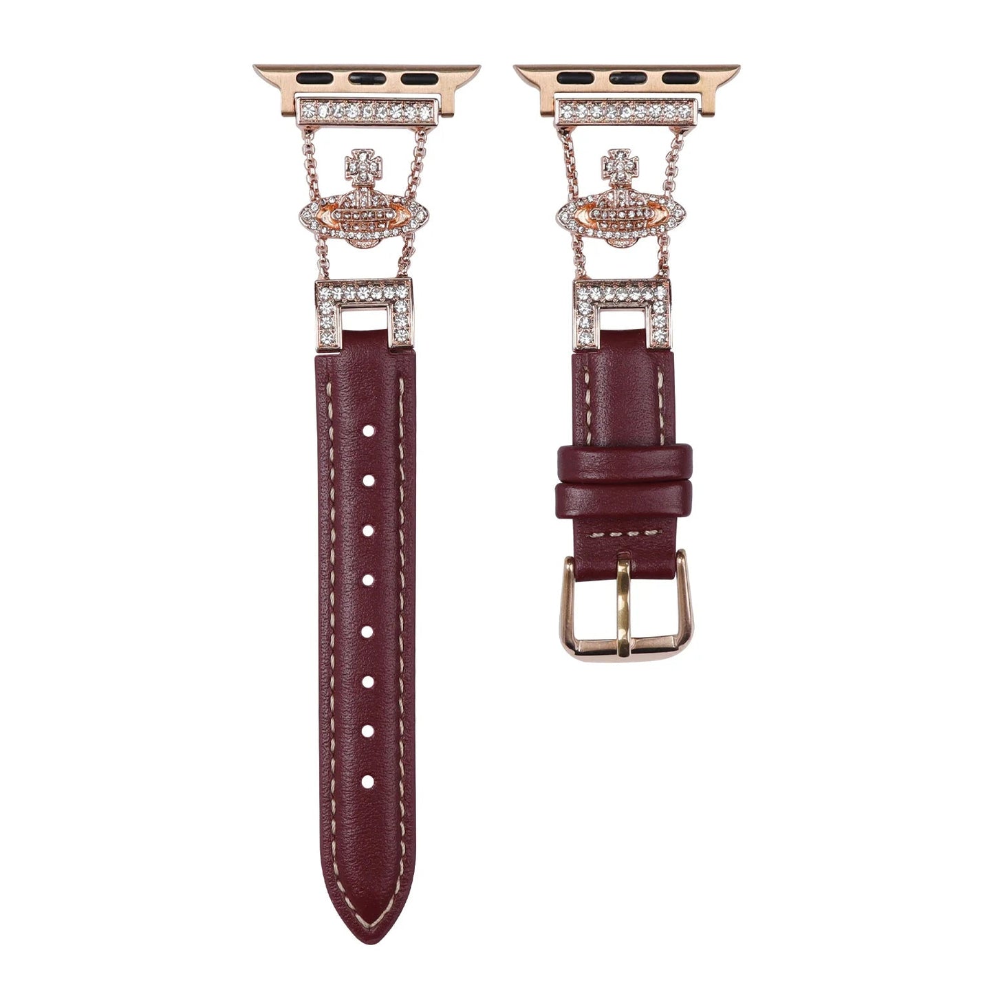 Queen Leather Apple Watch Band - Luxurious, Durable Strap