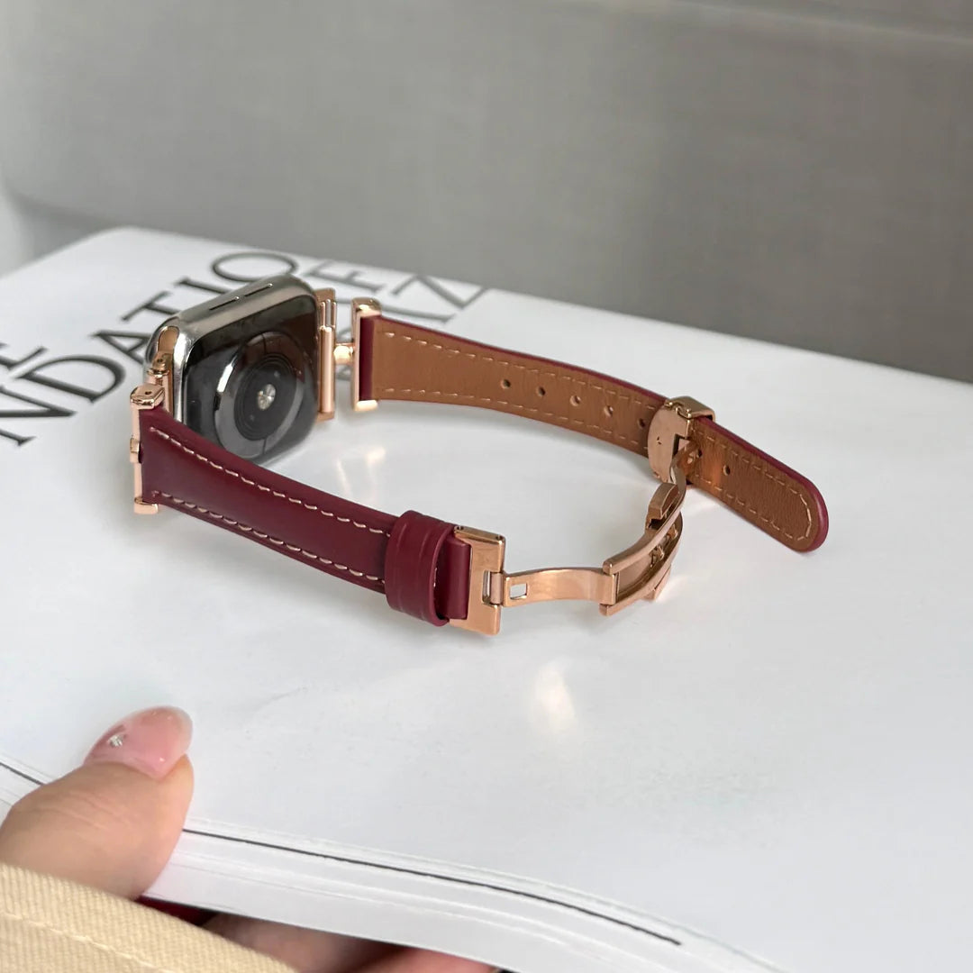 Queen Leather Apple Watch Band - Luxurious, Durable Strap