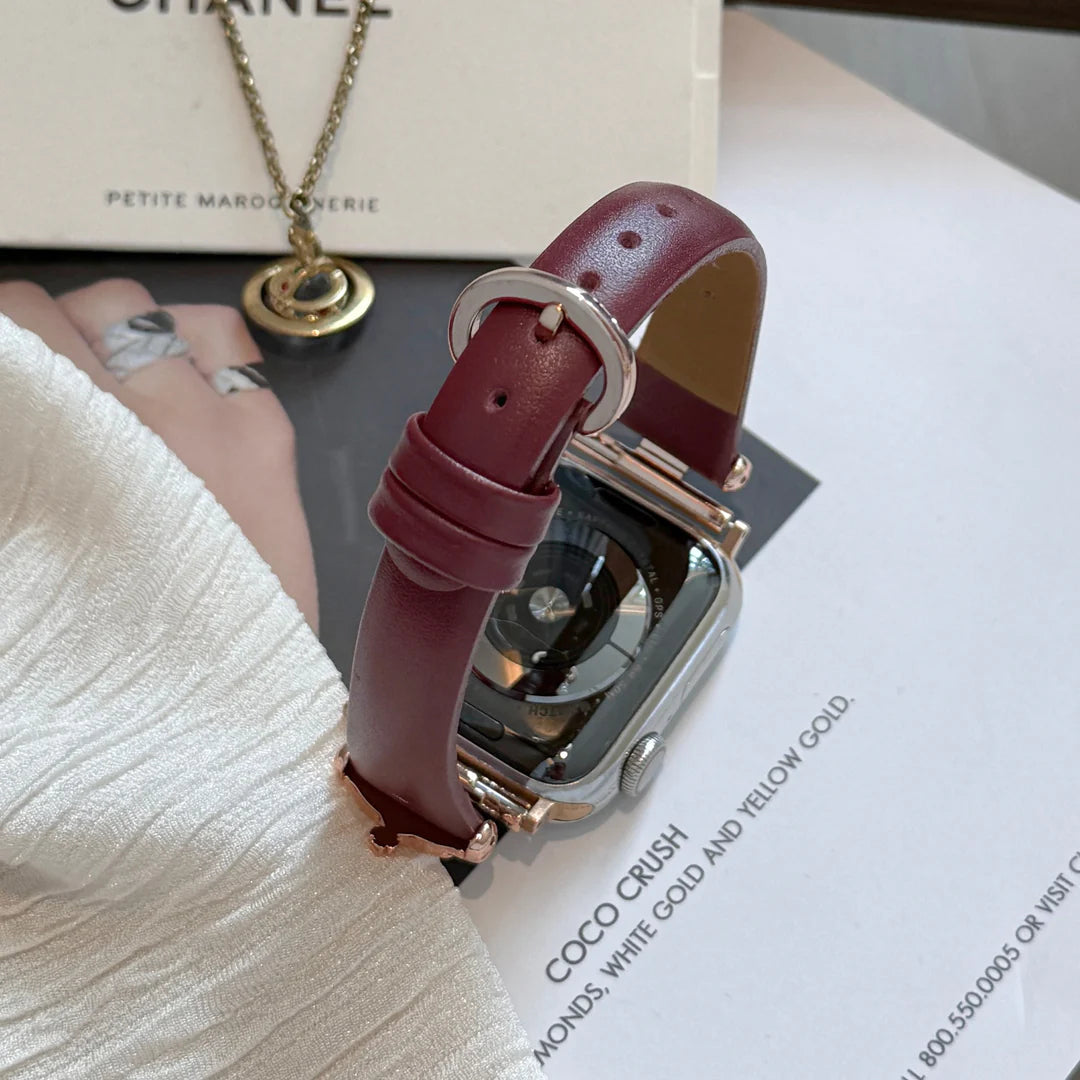 Queen Leather Apple Watch Band - Luxurious, Durable Strap