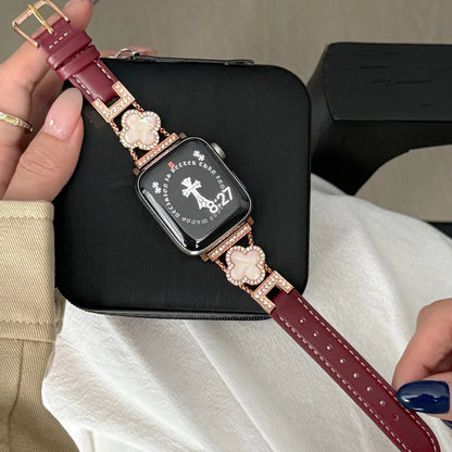 Queen Leather Apple Watch Band - Luxurious, Durable Strap