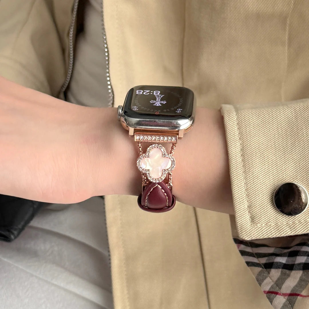 Queen Leather Apple Watch Band - Luxurious, Durable Strap
