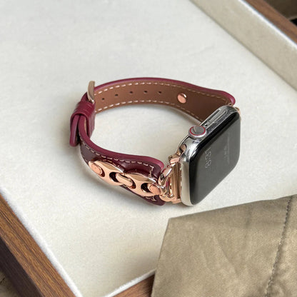 Queen Leather Apple Watch Band - Luxurious, Durable Strap