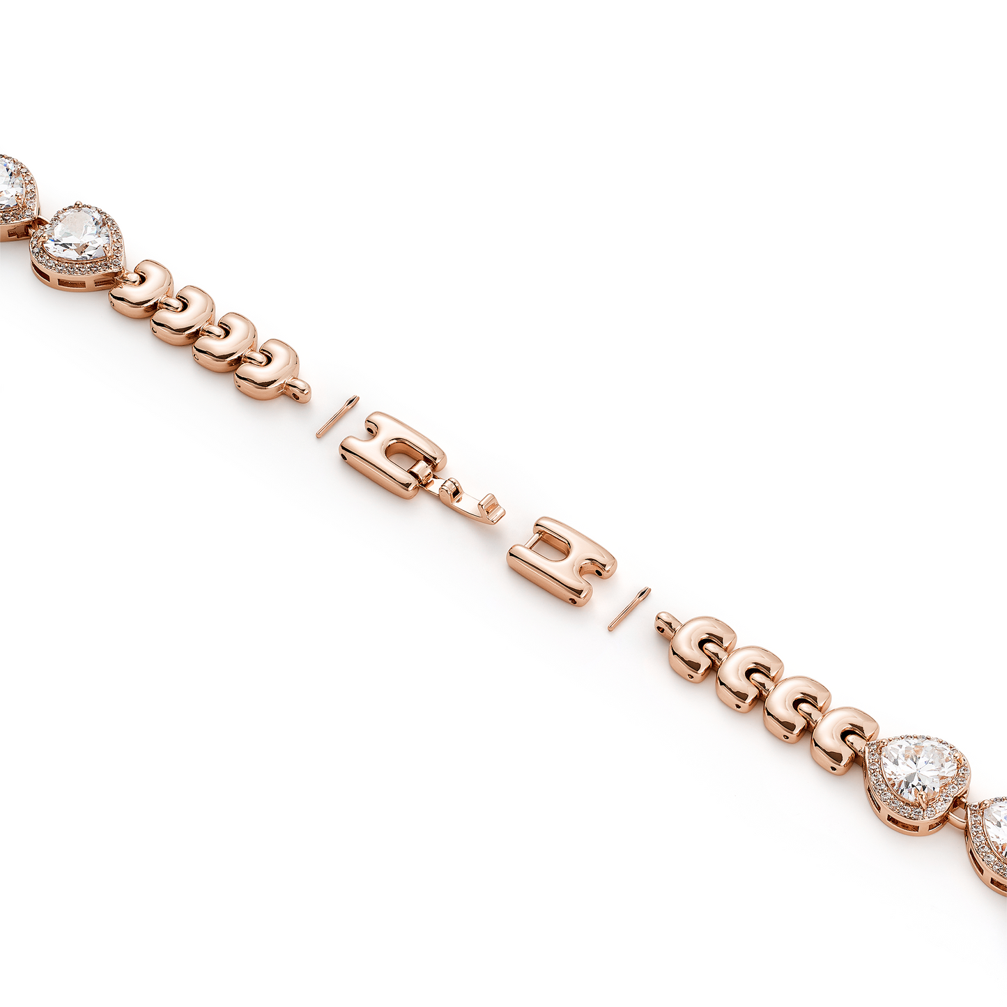 Sparkling Heart Apple Watch Band for a Dazzling Look