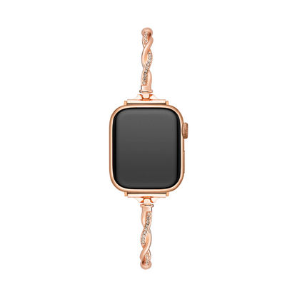 Slim-Twist Metal Band for Apple Watch – Ultra-Sleek Stainless Steel Strap