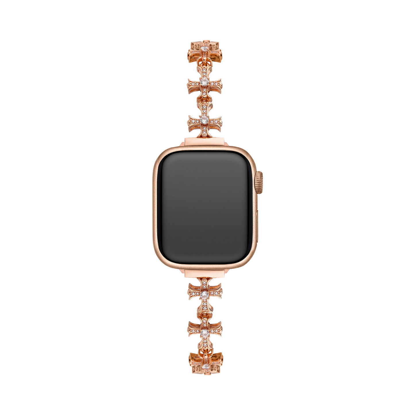 Glittering Cross-Design Apple Watch Band