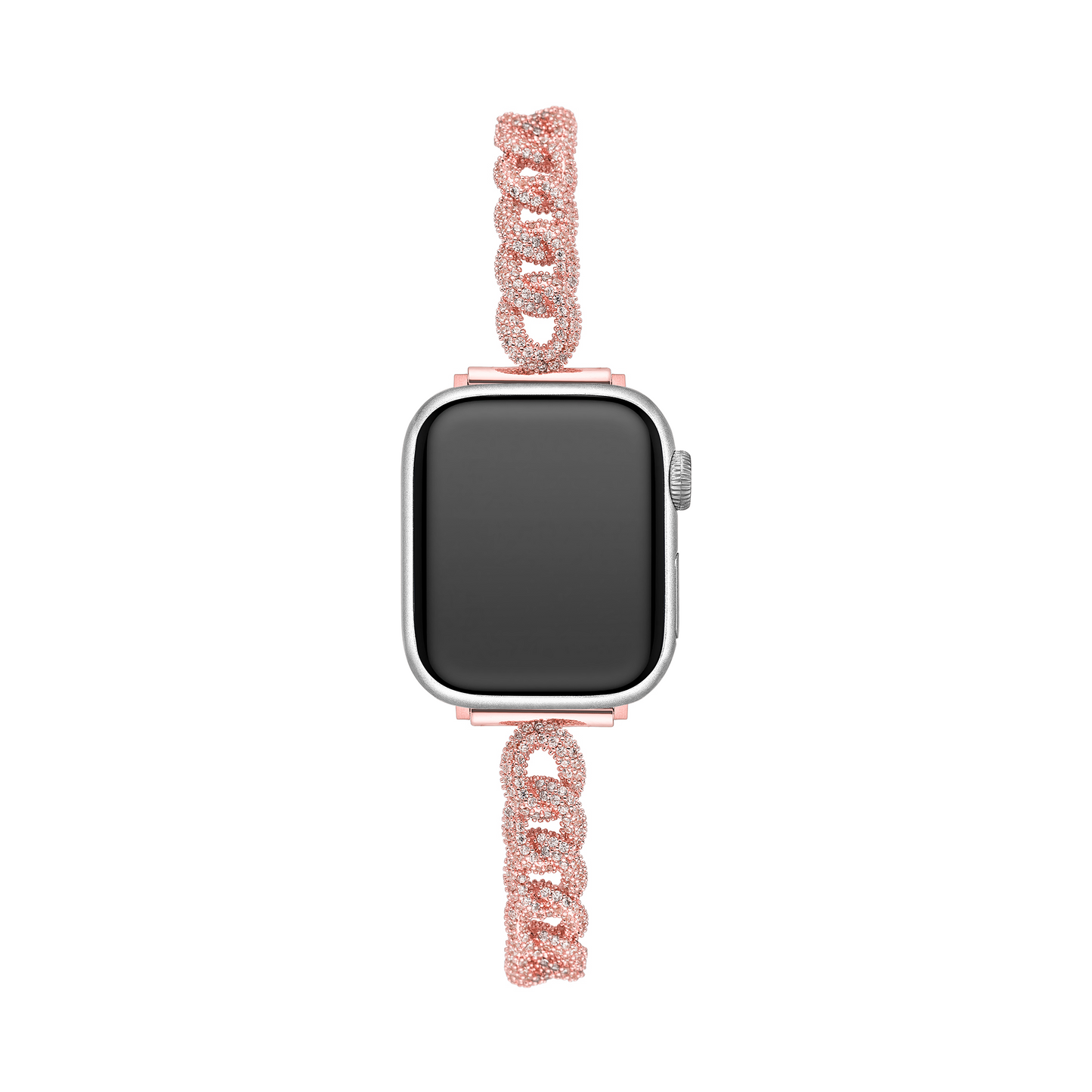 Copper Zircon Chain Watch Band for Apple Watch – Sleek, Elegant & Durable