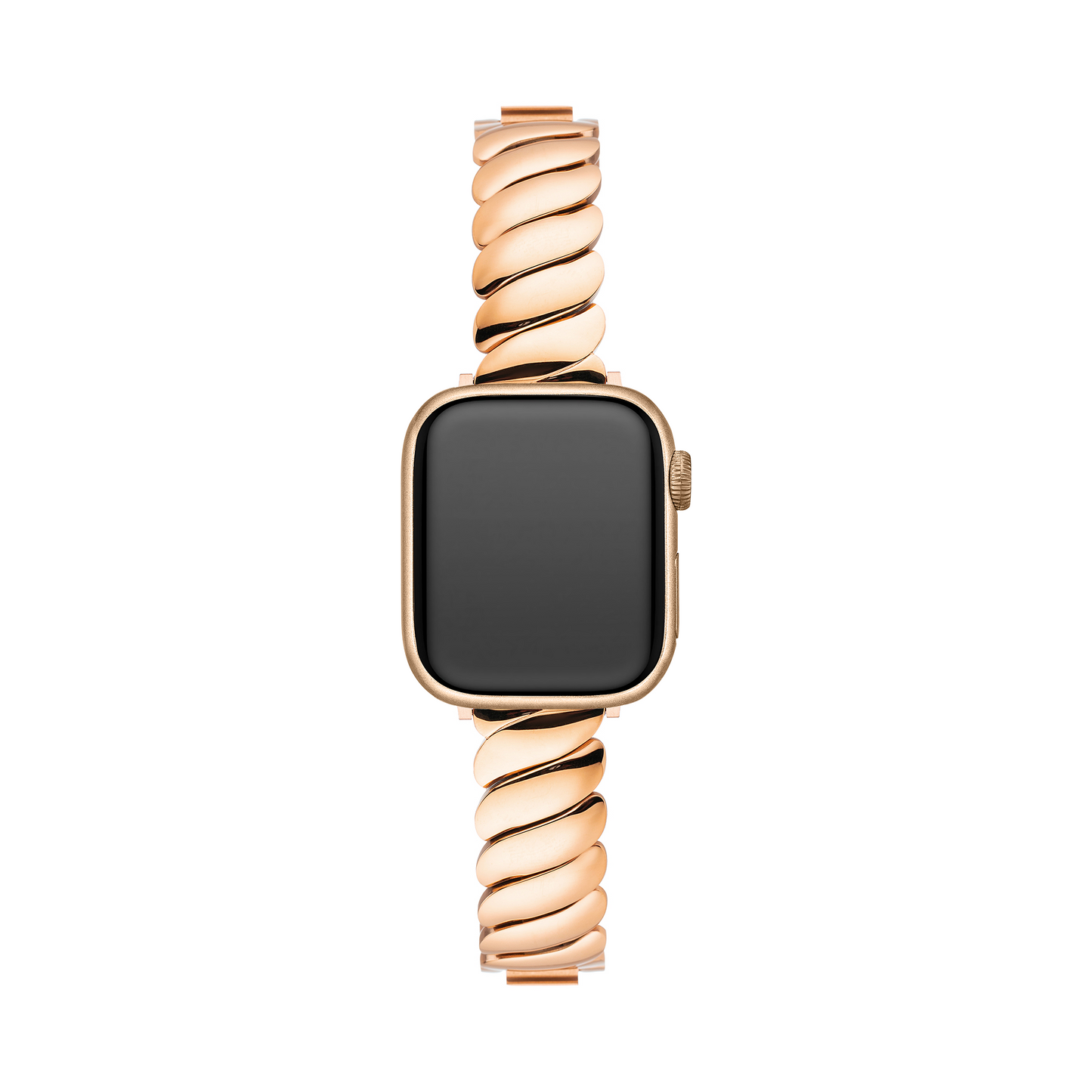 Elegant Wavy Stainless Steel Band for Apple Watch