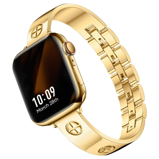 Cross Metal Bracelet for Apple Watch - Stylish Stainless Steel Band