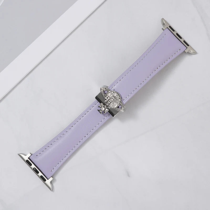 Saturn Magnetic Leather Strap - Premium Leather Band with Magnetic Closure