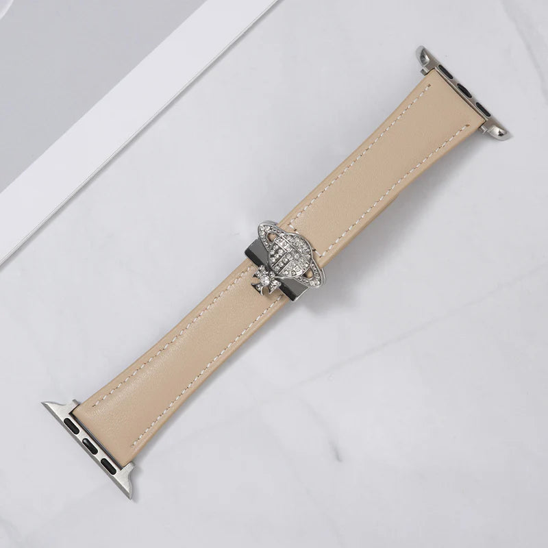 Saturn Magnetic Leather Strap - Premium Leather Band with Magnetic Closure