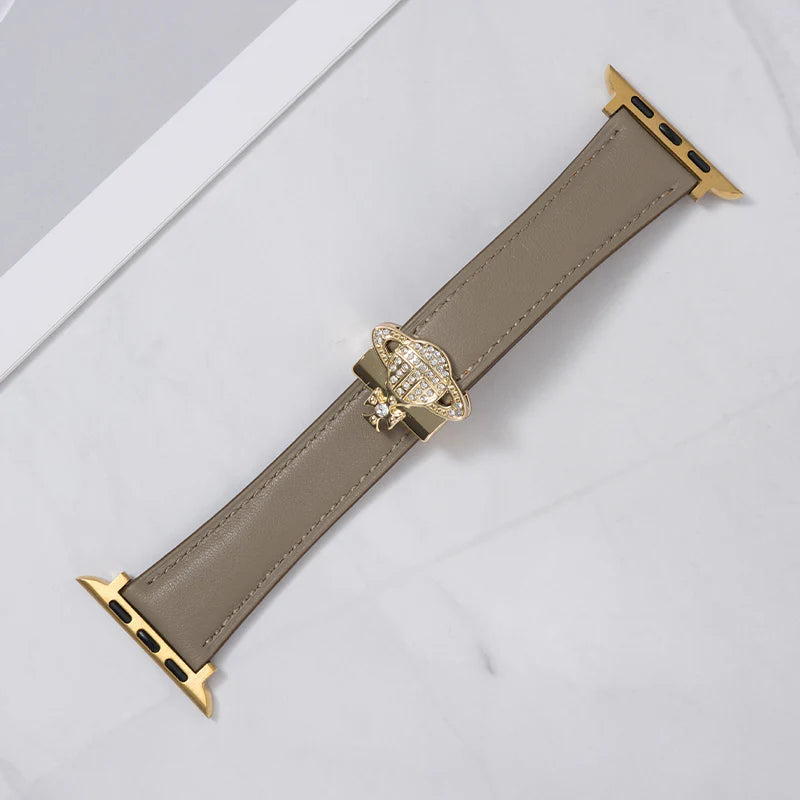 Saturn Magnetic Leather Strap - Premium Leather Band with Magnetic Closure