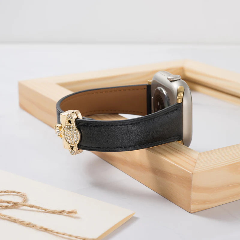 Saturn Magnetic Leather Strap - Premium Leather Band with Magnetic Closure