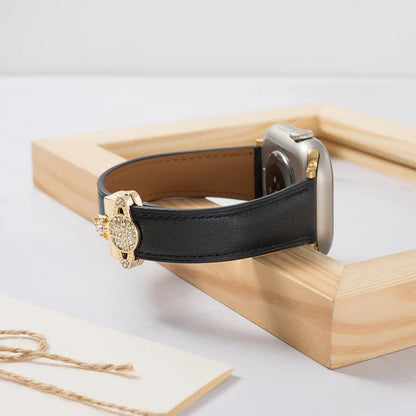 Saturn Magnetic Leather Strap - Premium Leather Band with Magnetic Closure