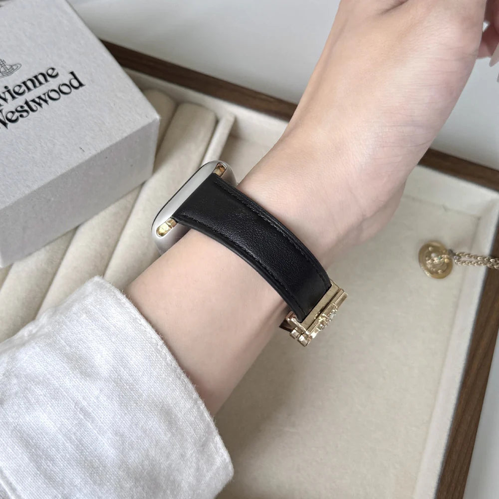 Saturn Magnetic Leather Strap - Premium Leather Band with Magnetic Closure