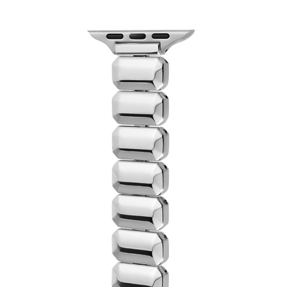 Cube-Design Sculpted Metal Band for Apple Watch