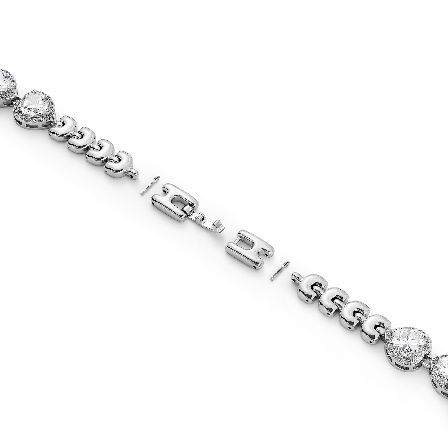 Sparkling Heart Apple Watch Band for a Dazzling Look