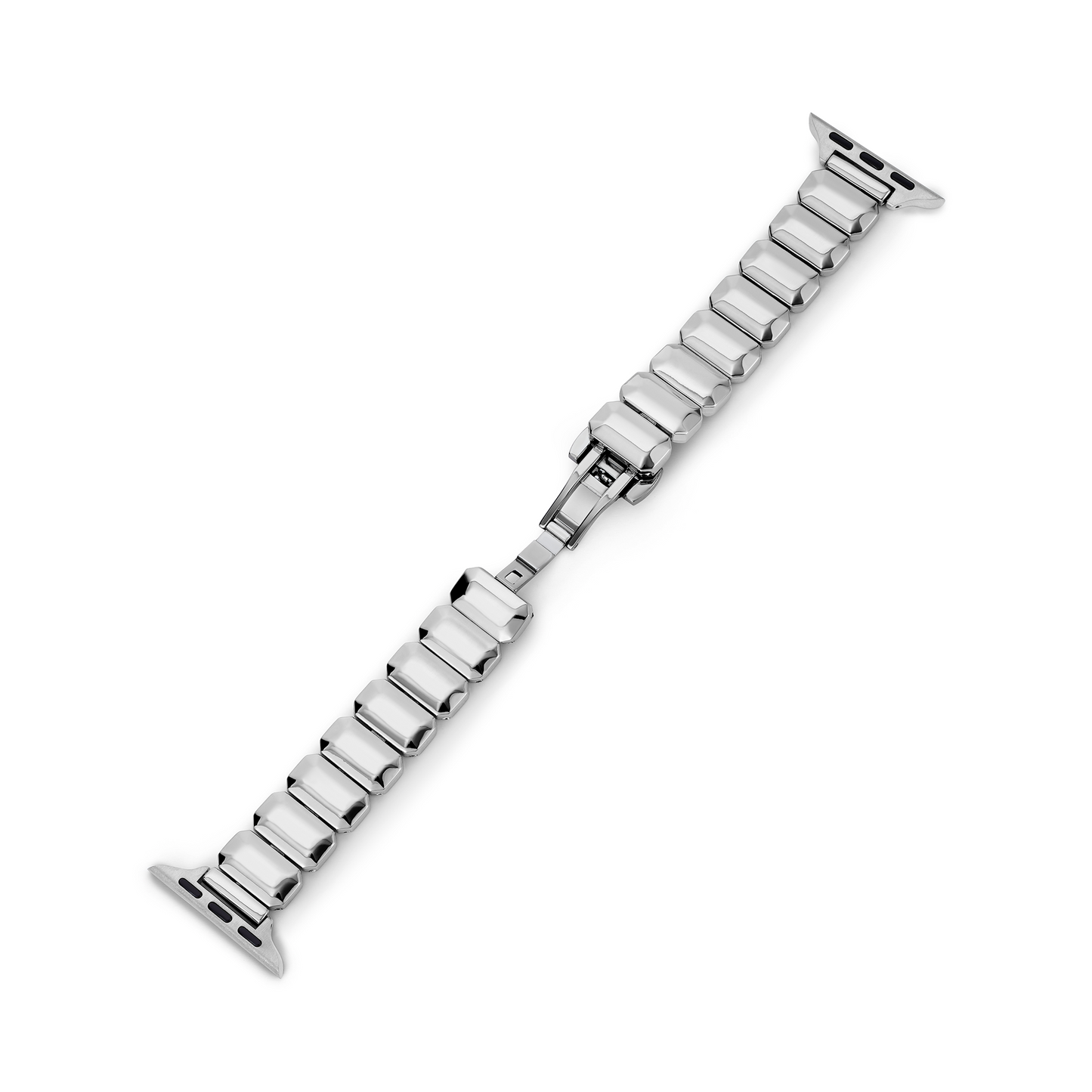Cube-Design Sculpted Metal Band for Apple Watch