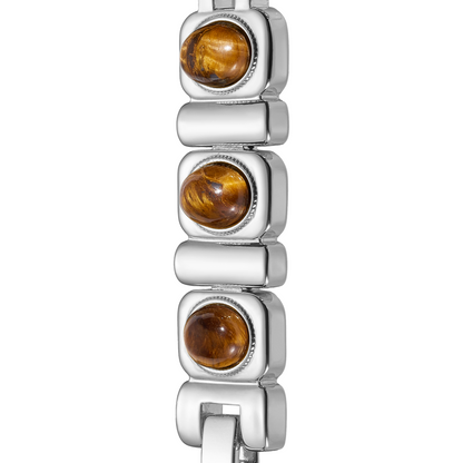 Tiger-Eye Stone Copper Band for Apple Watch – Stylish, Durable Strap