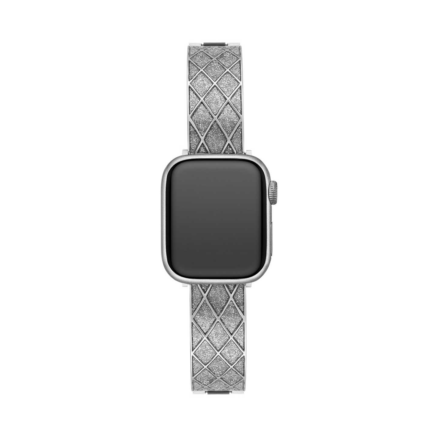 Exotic Diamond-Lattice Watch Band for a Luxurious, Sparkling Look