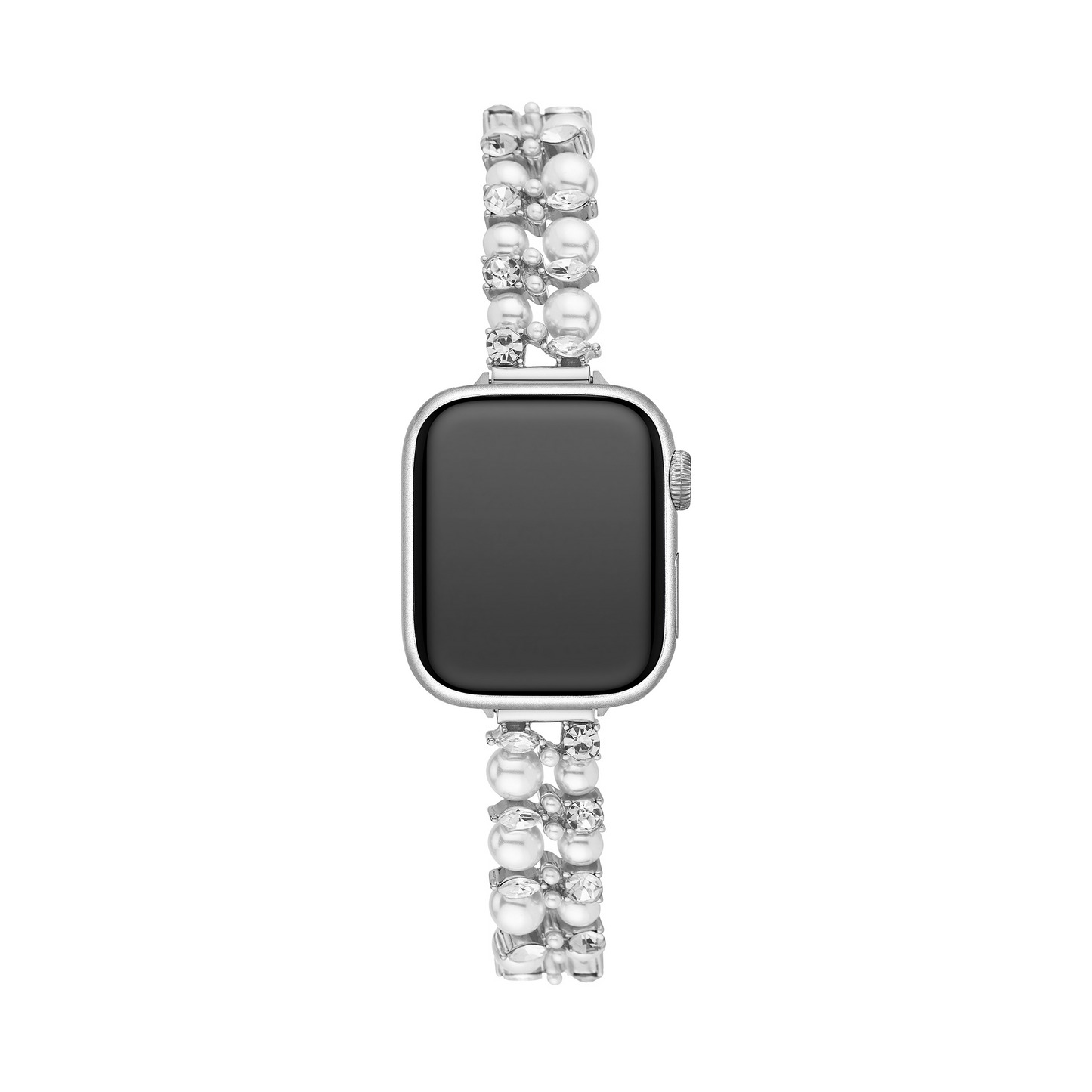 Pearly Crystal Apple Watch Band – Elegant Pearl Crystal Strap