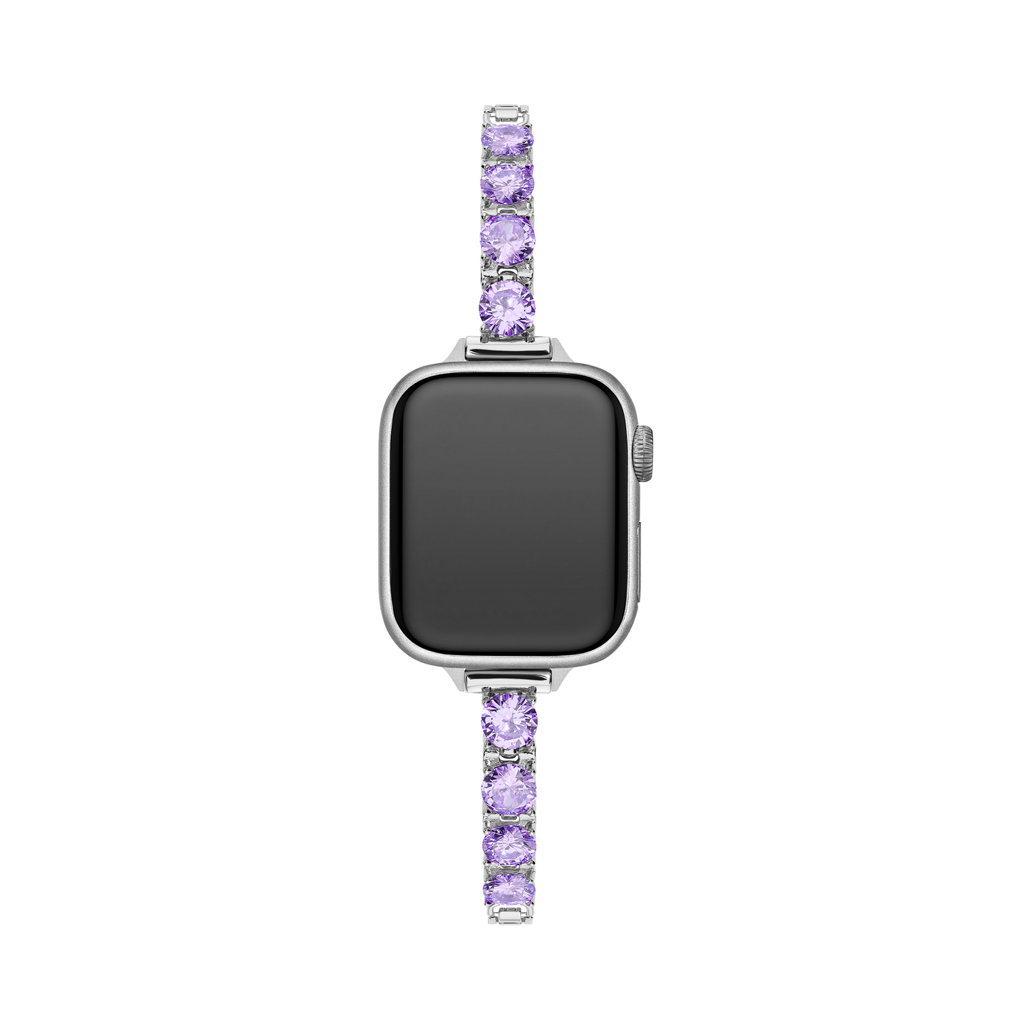 Round Zircon Copper Watch Band for Apple Watch — Elegant, Sparkling Metal Strap