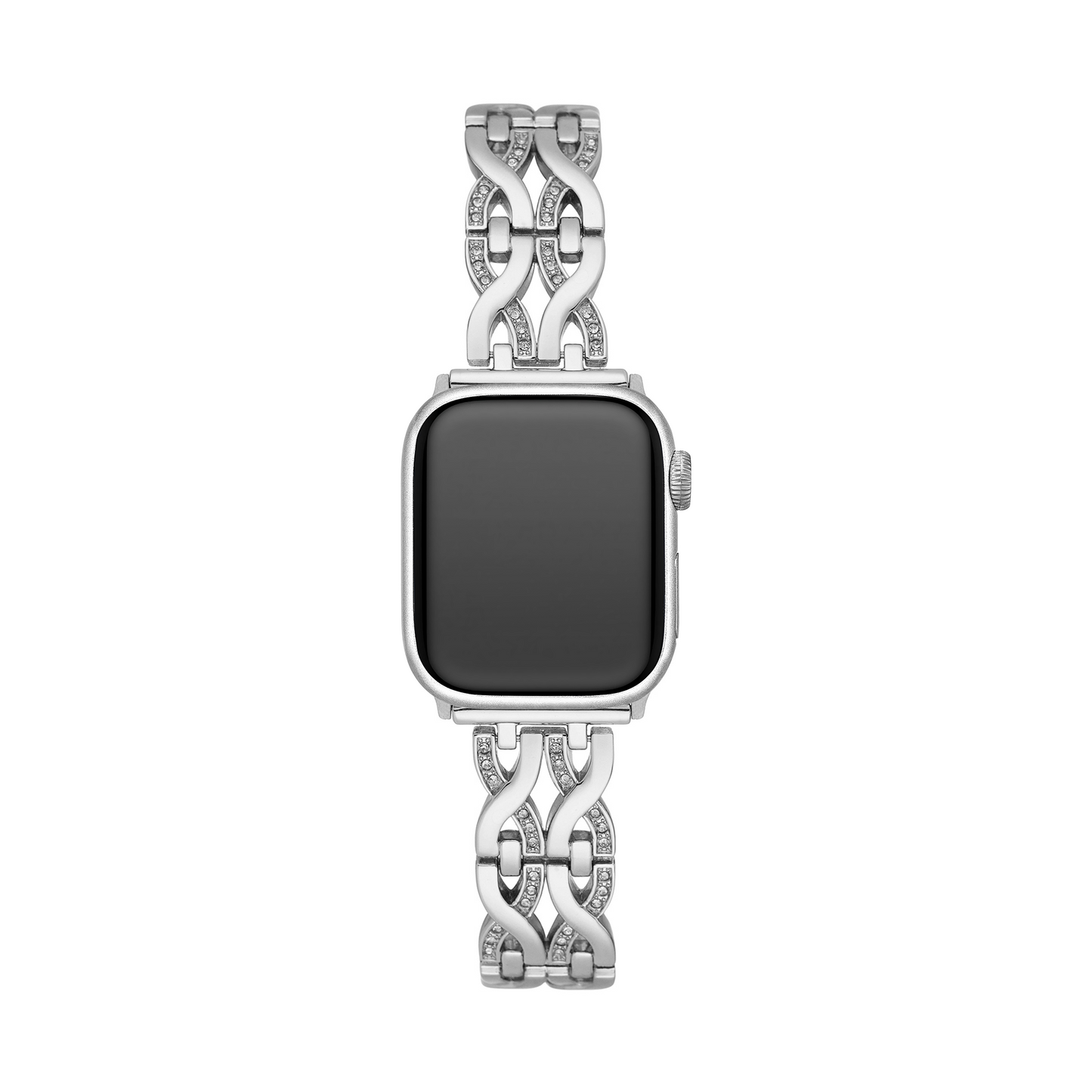 Double-Twist Metal Watch Band for Apple Watch — Sleek Stainless Steel Strap