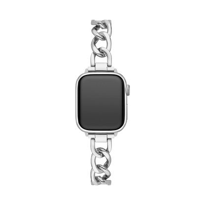 Twist Chain Metal Watch Band for Apple Watch – Premium Stainless Steel Link Strap
