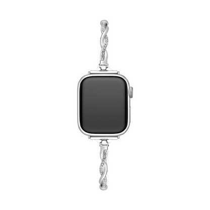 Slim-Twist Metal Band for Apple Watch – Ultra-Sleek Stainless Steel Strap