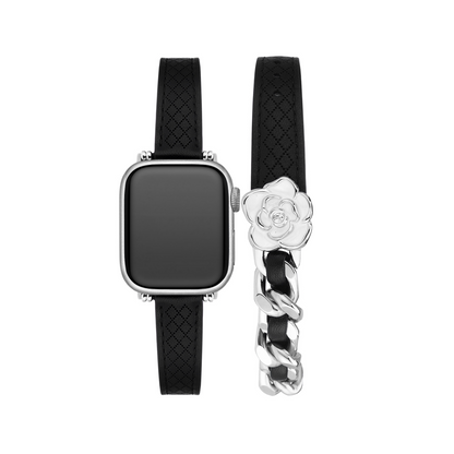 Floral Double-Layered Apple Watch Bracelet – Elegant, Chic Floral Band