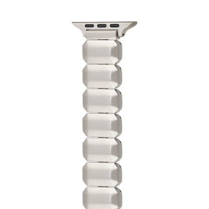 Cube-Design Sculpted Metal Band for Apple Watch