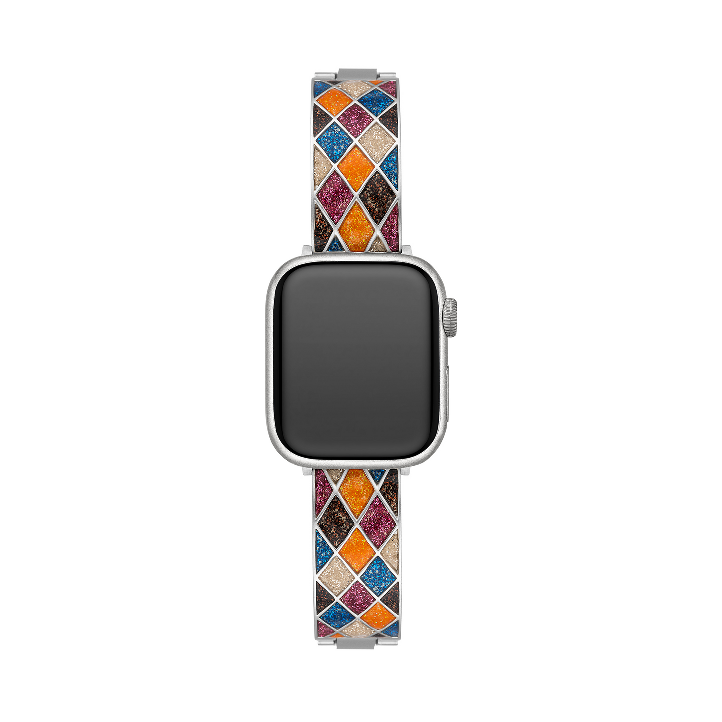 Exotic Diamond-Lattice Watch Band for a Luxurious, Sparkling Look