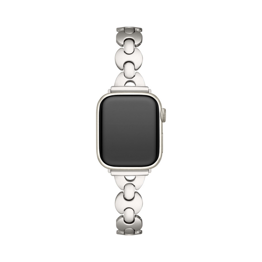 Sleek Geometric Metal Watch Band for Apple Watch