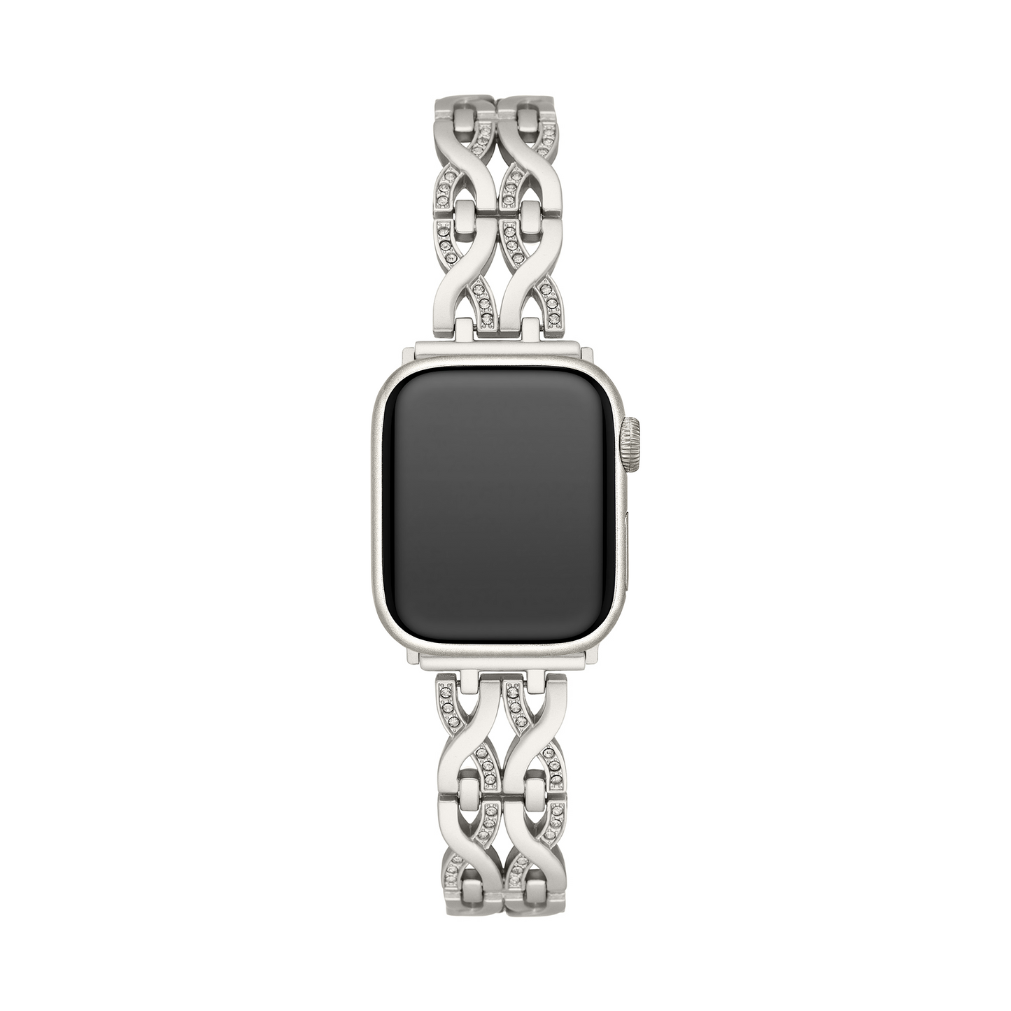 Double-Twist Metal Watch Band for Apple Watch — Sleek Stainless Steel Strap