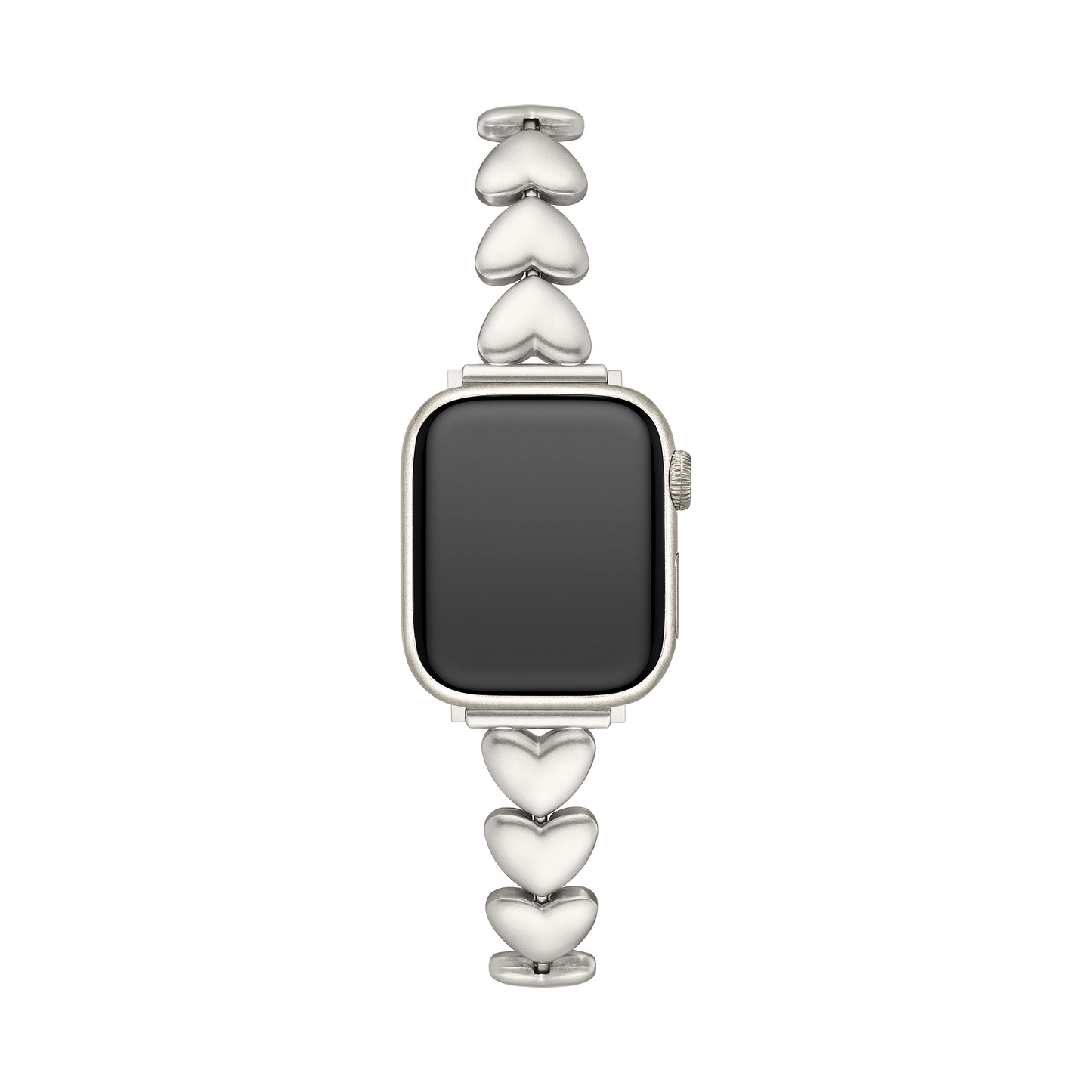 Sleek Polished Love Metal Band for Apple Watch