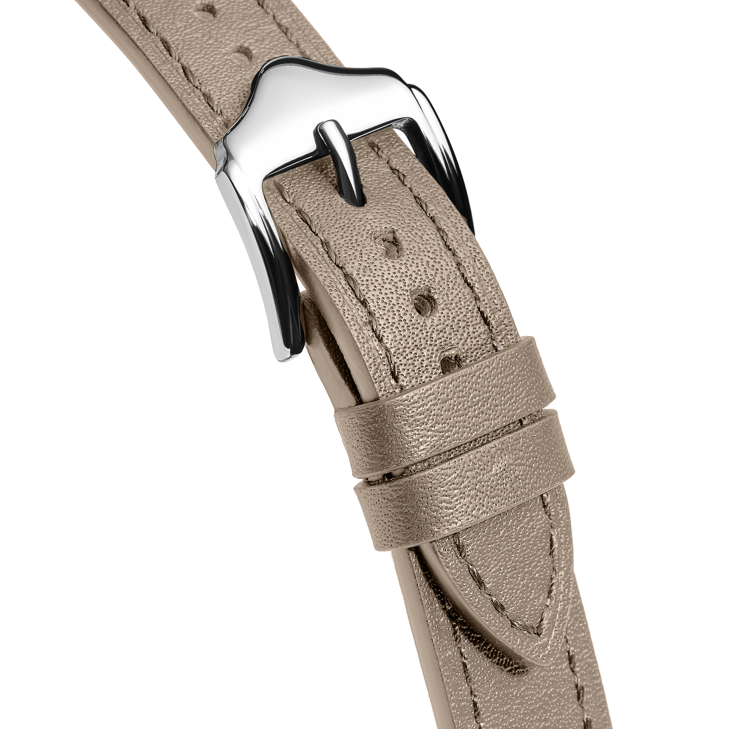 Elegant Bowknot Leather Apple Watch Band - 14k Gold & Platinum Plated