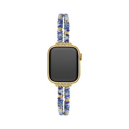 Rainbow Natural Stone Watch Band for Apple Watch – Elegant Marble-Style Accessory