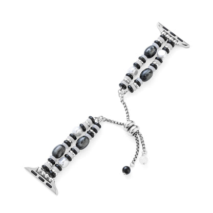 Harmonic Natural Stone Beaded Apple Watch Band