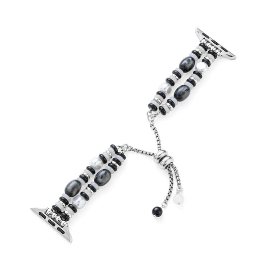 Harmonic Natural Stone Beaded Apple Watch Band