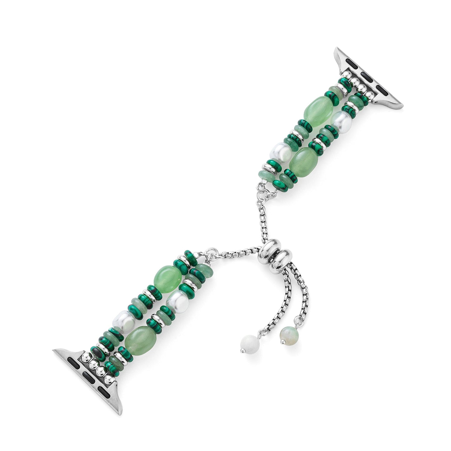 Harmonic Natural Stone Beaded Apple Watch Band