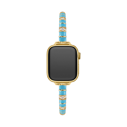 14K Gold & Platinum-Plated Enamel Copper Apple Watch Band