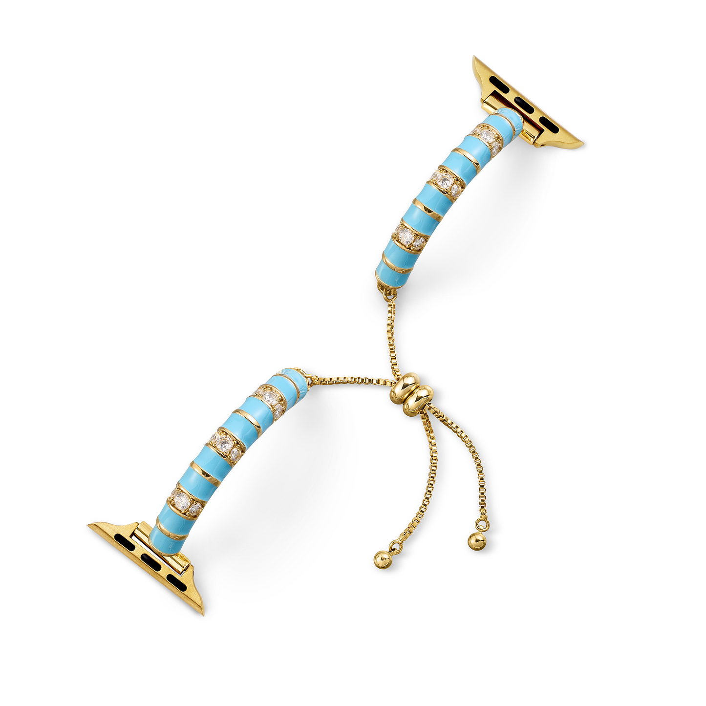 14K Gold & Platinum-Plated Enamel Copper Apple Watch Band