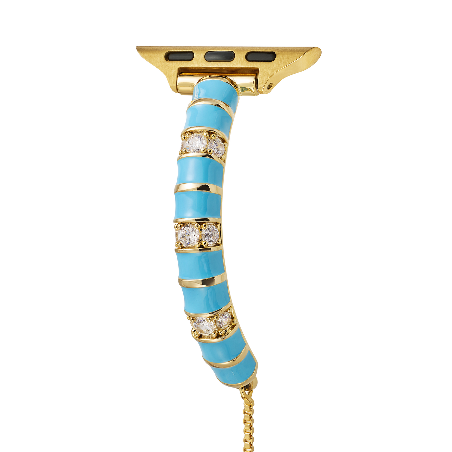 14K Gold & Platinum-Plated Enamel Copper Apple Watch Band