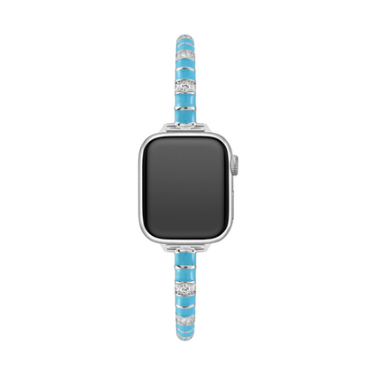 14K Gold & Platinum-Plated Enamel Copper Apple Watch Band