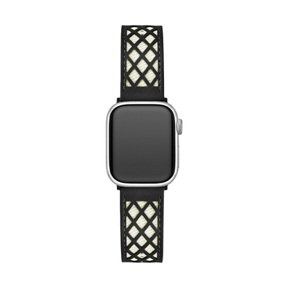 Lattice Leather Watch Band for Apple Watch – Elegant, Durable Strap